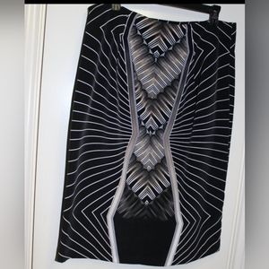 Worthing print skirt